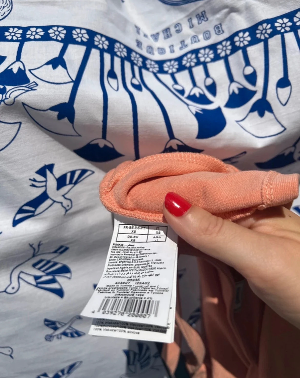 Top corto coral 34/XS Pimkie mujer muy buen estado – photo 4